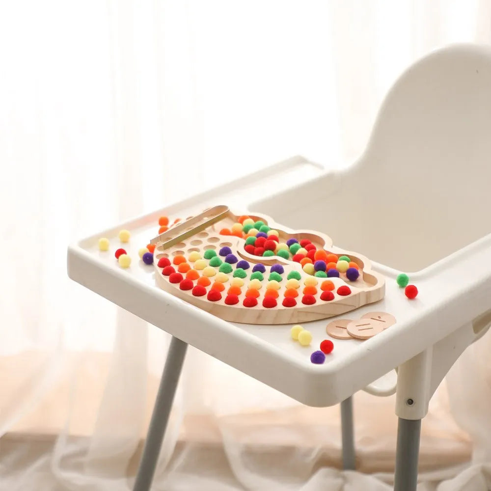 Regenboog Telbord – Montessori Leerspel